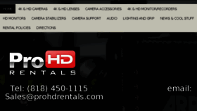 What Prohdrentals.com website looked like in 2018 (5 years ago)