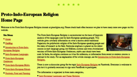 What Piereligion.org website looked like in 2018 (5 years ago)