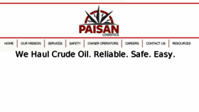 What Paisanlogistics.com website looked like in 2018 (5 years ago)