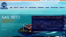 What Pslship.com website looked like in 2018 (5 years ago)