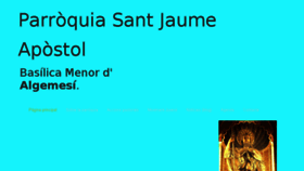 What Parroquiasantjaume.com website looked like in 2018 (5 years ago)