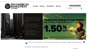 What Panamerbank.com website looked like in 2018 (5 years ago)