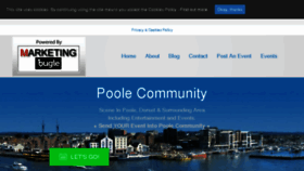 What Poolecommunity.com website looked like in 2018 (7 years ago)