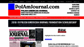 What Polamjournal.com website looked like in 2018 (5 years ago)