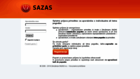 What Prireditve.sazas.org website looked like in 2018 (5 years ago)