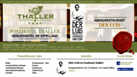 What Posthotel-thaller.at website looked like in 2018 (5 years ago)
