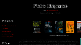 What Petehaynes.co.uk website looked like in 2018 (5 years ago)