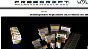 What Prescript.net website looked like in 2018 (7 years ago)