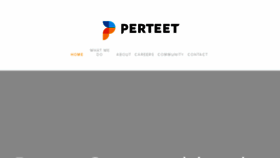 What Perteet.com website looked like in 2018 (5 years ago)