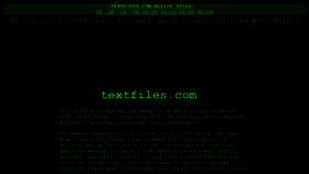 What Protovision.textfiles.com website looked like in 2018 (5 years ago)