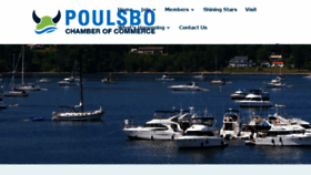 What Poulsbochamber.com website looked like in 2018 (5 years ago)