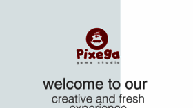 What Pixegastudio.com website looked like in 2018 (5 years ago)