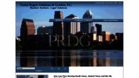 What Prdg.com website looked like in 2018 (5 years ago)