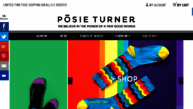 What Posieturner.com website looked like in 2018 (5 years ago)