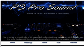 What P3prosound.com website looked like in 2018 (5 years ago)