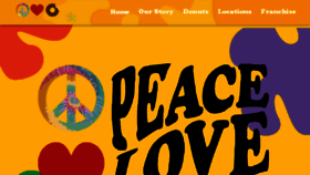 What Peaceloveandlittledonuts.com website looked like in 2018 (7 years ago)