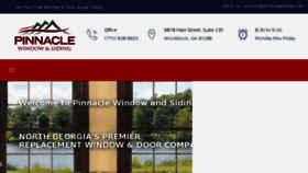 What Pinnaclewindows.net website looked like in 2018 (5 years ago)