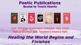 What Poeticpublications.com website looked like in 2018 (5 years ago)