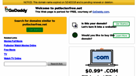 What Putlockerfree.net website looked like in 2018 (5 years ago)