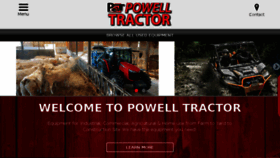 What Powelltractor.com website looked like in 2018 (5 years ago)