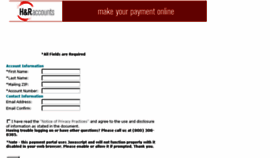 What Payhraccounts.com website looked like in 2018 (5 years ago)