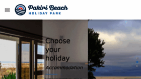 What Pakiriholidaypark.co.nz website looked like in 2018 (5 years ago)