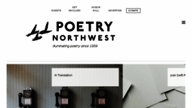 What Poetrynw.org website looked like in 2018 (5 years ago)