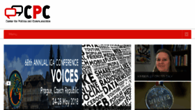 What Polcomm.org website looked like in 2018 (5 years ago)