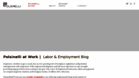 What Polsinelliatwork.com website looked like in 2018 (5 years ago)