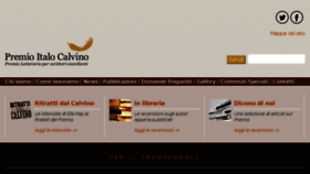 What Premiocalvino.it website looked like in 2018 (5 years ago)