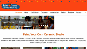 What Paintcreate.co.nz website looked like in 2018 (5 years ago)