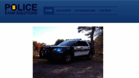 What Policeexamsolutions.com website looked like in 2018 (6 years ago)