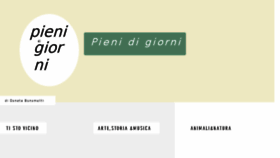 What Pienidigiorni.com website looked like in 2018 (5 years ago)