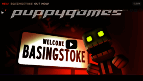 What Puppygames.net website looked like in 2018 (5 years ago)