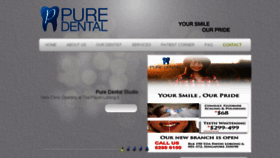 What Puredentalpractice.com website looked like in 2018 (6 years ago)