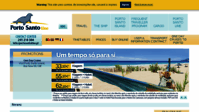 What Portosantoline.pt website looked like in 2018 (5 years ago)