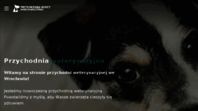 What Przychodnianovet.pl website looked like in 2018 (5 years ago)