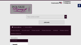 What Polskiepizamy.pl website looked like in 2018 (5 years ago)