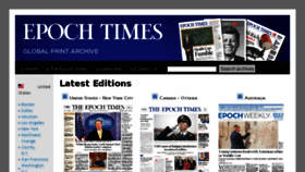 What Printarchive.epochtimes.com website looked like in 2018 (5 years ago)