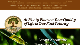 What Plentypharma.com website looked like in 2018 (5 years ago)
