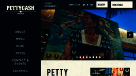 What Pettycashtaqueria.com website looked like in 2018 (5 years ago)