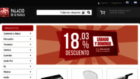 What Palaciodelamusica.com.uy website looked like in 2018 (5 years ago)