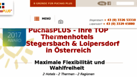 What Puchasplus.at website looked like in 2018 (5 years ago)