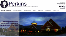 What Perkinsprograms.org website looked like in 2018 (5 years ago)
