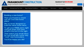 What Paramountconstruction.net website looked like in 2018 (5 years ago)