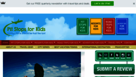 What Pitstopsforkids.com website looked like in 2018 (5 years ago)