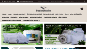 What Paplanshop.hu website looked like in 2018 (7 years ago)