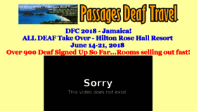 What Passagesdeaftravel.com website looked like in 2018 (5 years ago)