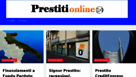 What Prestitionline24.it website looked like in 2018 (5 years ago)