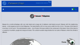 What Palawandays.com website looked like in 2018 (5 years ago)